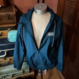 Vans Men's Navy Windbreaker Jacket